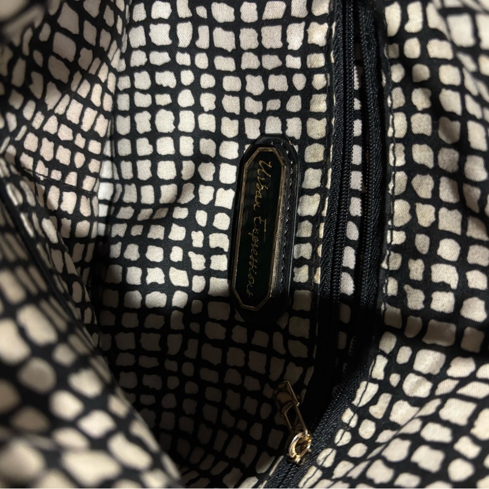 Black Faux Leather Crossbody Bag - Picture 5 of 8